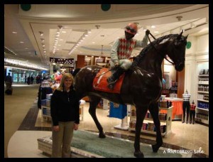 Kentucky Derby jockey statue