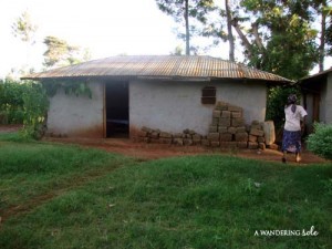 typical kenyan village house