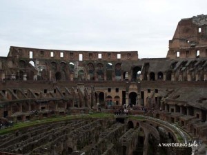 inside colosseum