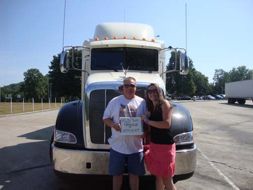 Stella and trucker